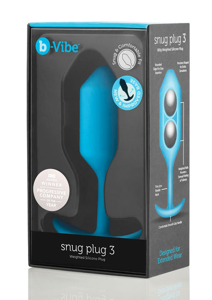 B-Vibe - Snug Plug #3 - Gewichteter Analplug 13 cm