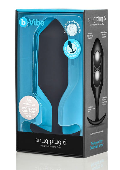 B-Vibe - Snug Plug #6 - Gewichteter Analplug 17 cm