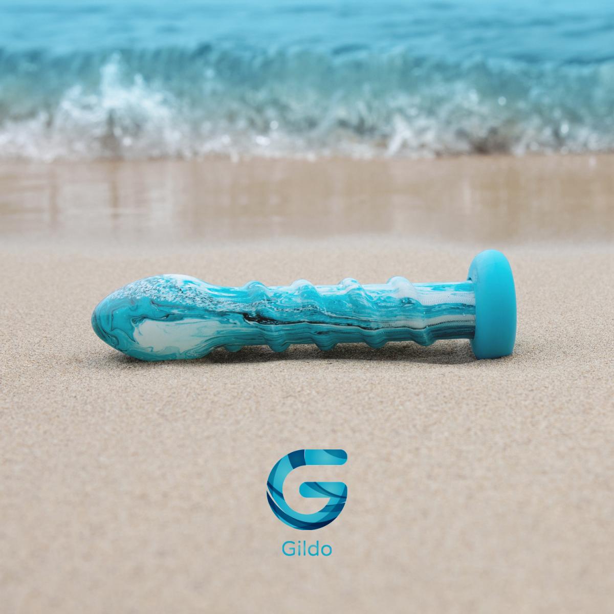 Gildo - Ocean Wave - Glasdildo - 18 cm