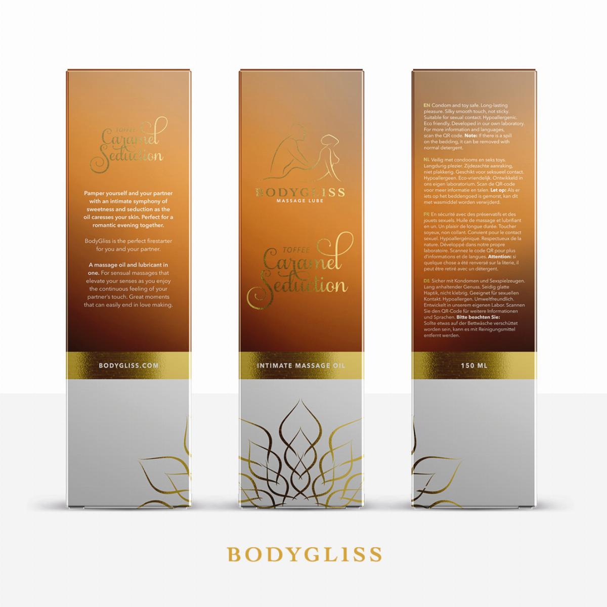 BodyGliss – Massageöl & Gleitmittel in 1 - Toffee Karamell – 150ml