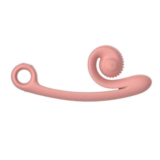 Snail Vibe - Curve Duo Vibrator - Pfirsichrosa